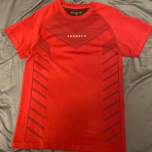 YoungLA Red Superhero Compression Shirt